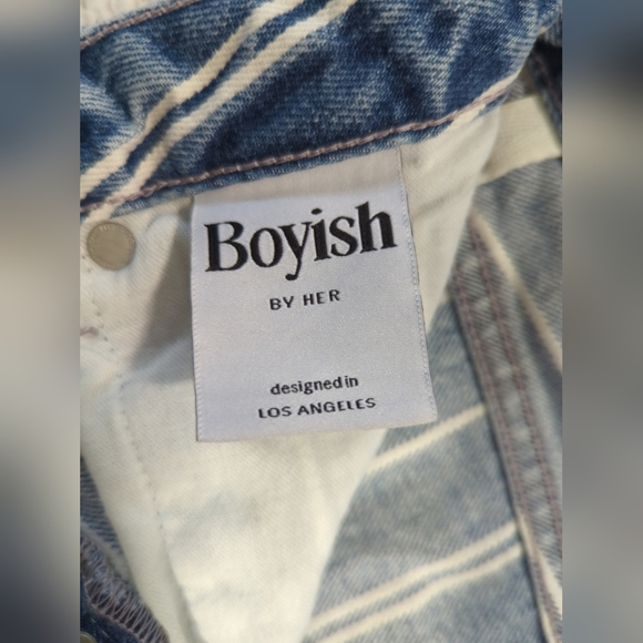 Boyish Corey Stripped Mini Skirt - Picture 4 of 7